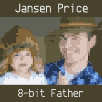 Cover art for album '8-bit Father'